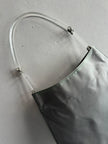 PRADA - S/S 1998 PLEXI HANDLE NYLON SHOULDER BAG