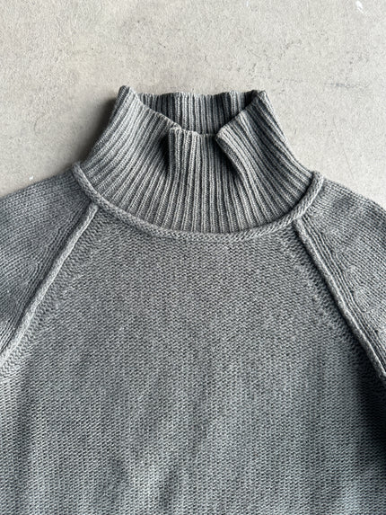 MARNI - 1990s MOCK NECK JUMPER WITH FRONT POCKETS