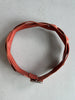 BALENCIAGA - late 2000s BRAIDED LEATHER BELT
