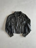 CALUGI E GIANNELLI 1980s BONDAGE LEATHER JACKET