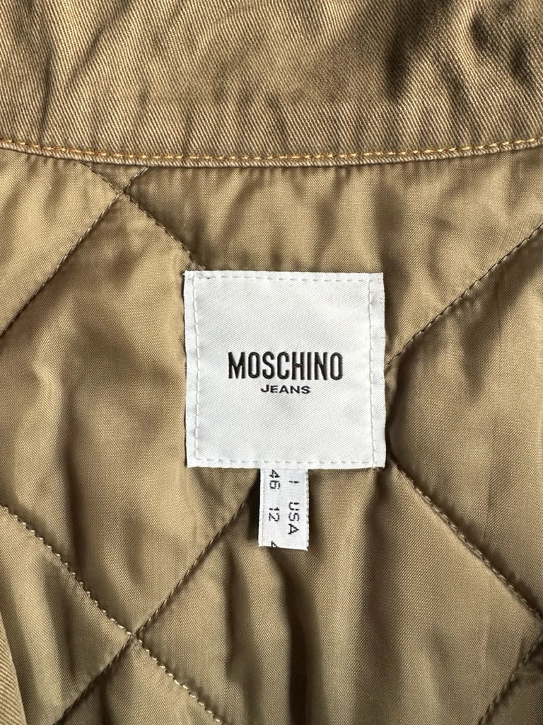 MOSCHINO - 2000s FITTED JACKET WITH OVERSIZED BUTTON DETAILS