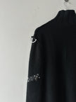 JOHN RICHMOND - F/W 2003 HIGH NECK CHUNKY KNIT BONDAGE JUMPER
