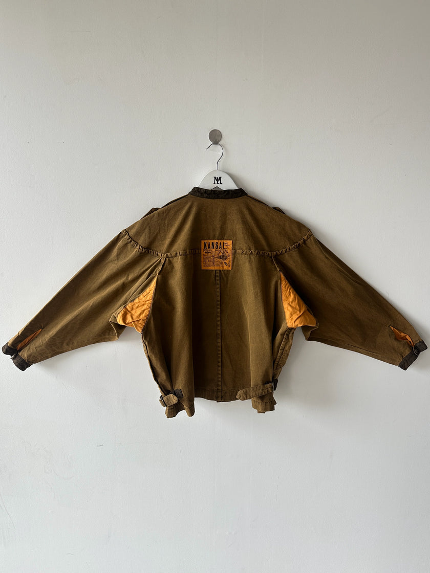 KANSAI YAMAMOTO - 1980s PANELED BOXY FIT JACKET