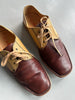 MIU MIU - F/W 1999 BUBBLE SOLE LACE UP OXFORD LEATHER SHOES