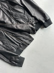EMPORIO ARMANI - S/S 2009 ASYMMETRIC DOUBLE ZIP SOFT LEATHER JACKET