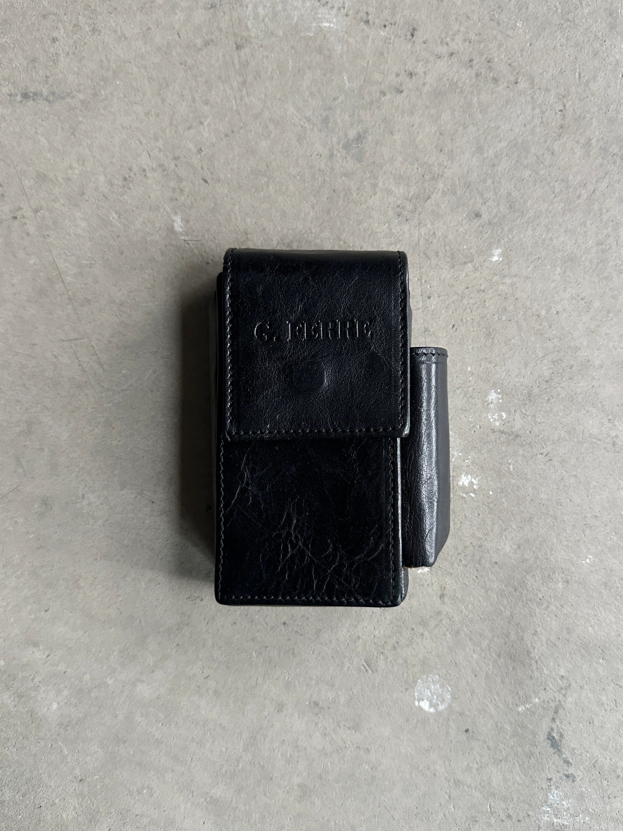 GIANFRANCO FERRÉ - 1980s LEATHER CIGARETTE CASE