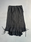 FRENCH LABEL early 2000s PANELED ASYMMETRIC MAXI SKIRT