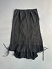 FRENCH LABEL early 2000s PANELED ASYMMETRIC MAXI SKIRT