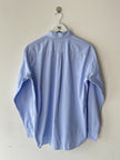COMME DES GARÇONS - 2000s LONG SLEEVE SHIRT WITH TONAL EMBROIDERED DETAILS AT FRONT