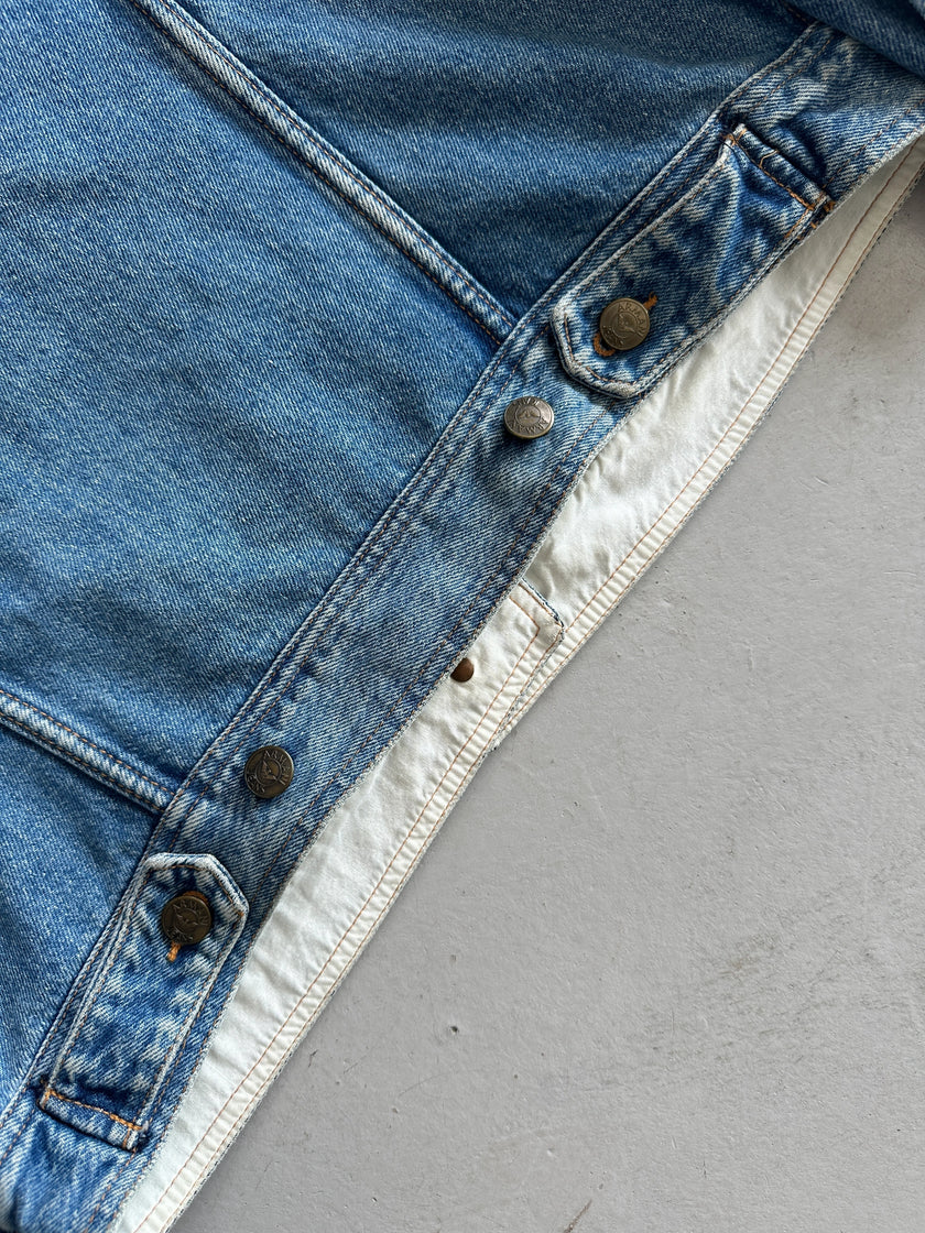 ARMANI JEANS - 1980s CROP FIT DENIM JACKET