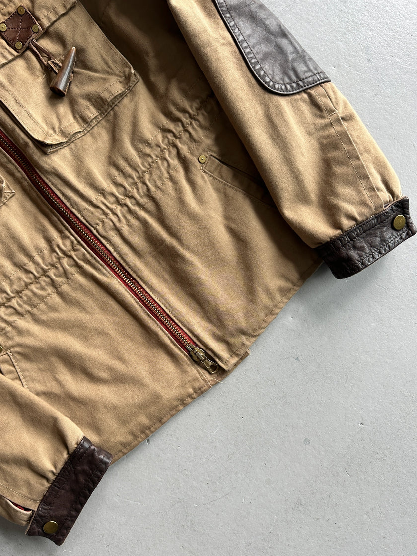 DSQUARED2 - F/W 2002 CARGO JACKET WITH LEATHER TRIMS