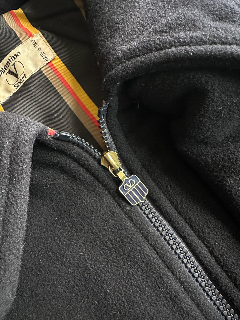 VALENTINO - 1980s WOOL AND CASHMERE BOMBER JACKET