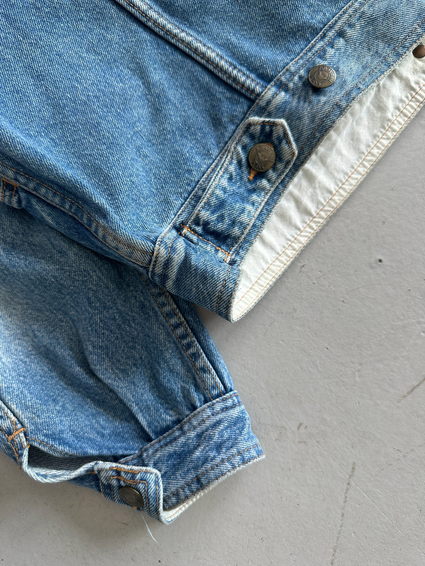 ARMANI JEANS - 1980s CROP FIT DENIM JACKET