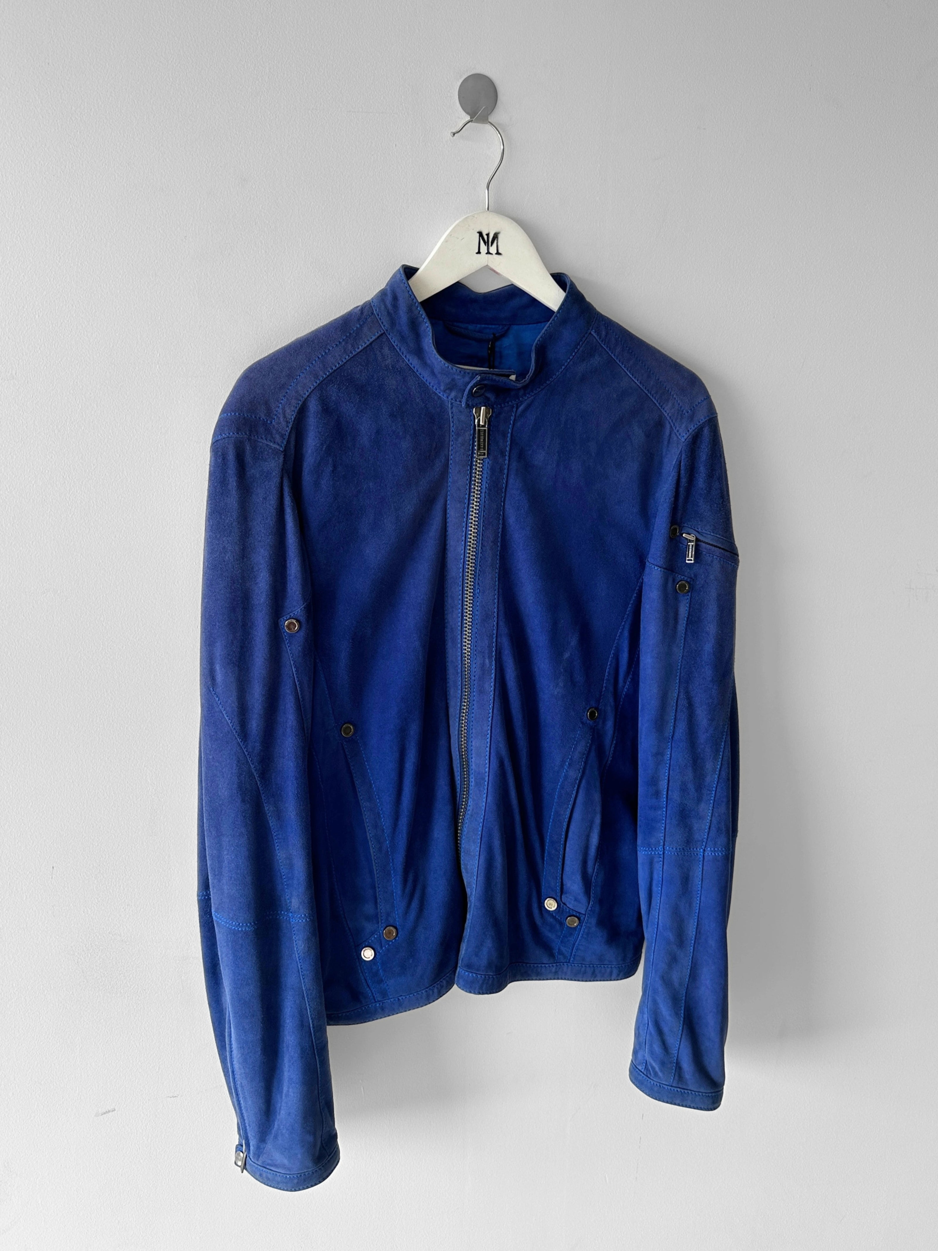 BIKKEMBERGS - 2000s SUEDE BIKER JACKET