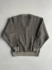 ISSEY MIYAKE - 1980s V NECK CHUNKY KNIT BOXY FIT JUMPER