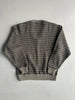 ISSEY MIYAKE - 1980s V NECK CHUNKY KNIT BOXY FIT JUMPER