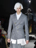 COMME DES GARÇONS - F/W 2024 ASYMMETRICAL SHIRT WITH PATCHWORK HEM PANELS