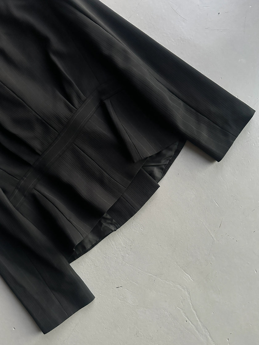 EMPORIO ARMANI - F/W 2001 PINSTRIPE SUIT WITH FLARED LEG TROUSERS