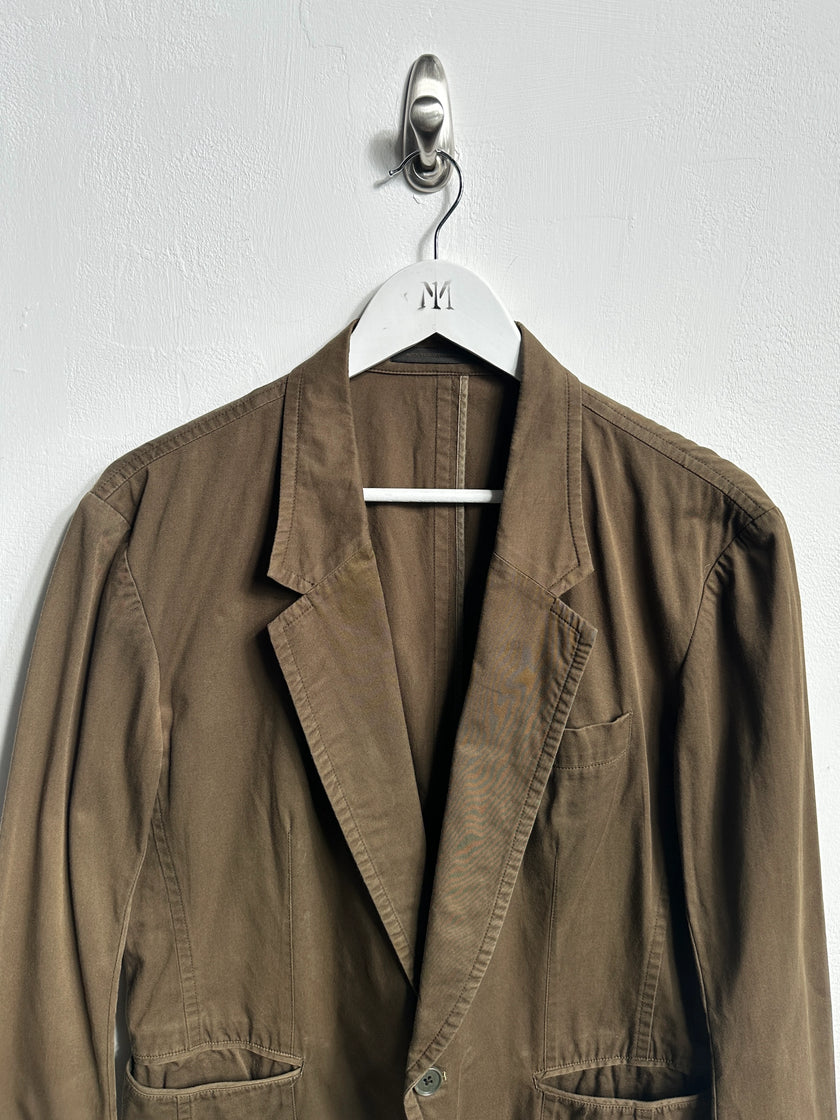 YOHJI YAMAMOTO Y'S - S/S 2007 PANELED COTTON BLAZER