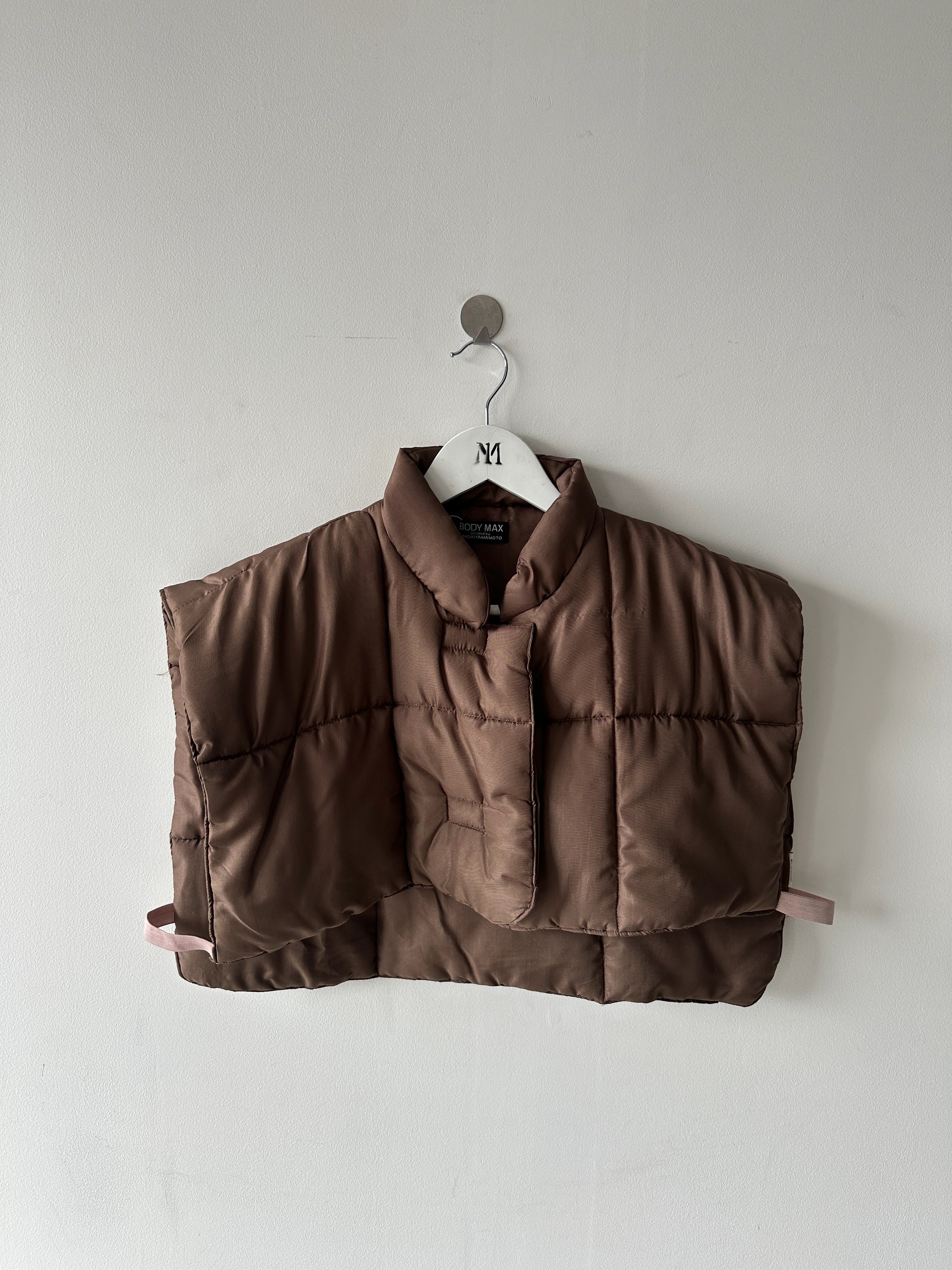KANSAI YAMAMOTO - late 1990s CROP FIT QUILTED VEST