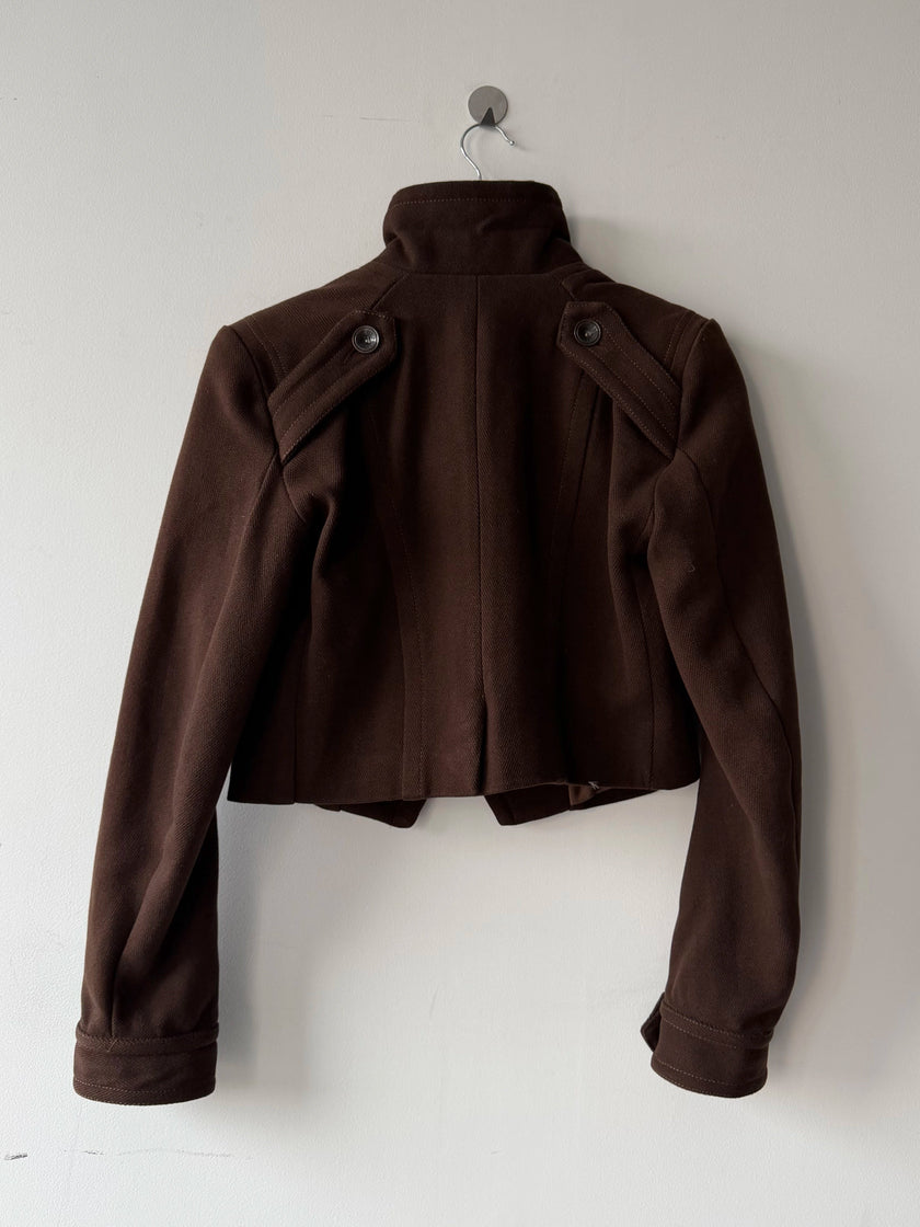PLEIN SUD - early 2000s CROP FIT MAJORETTE JACKET