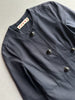 MARNI - 1990s COLLARLESS JACKET WITH PEPLUM HEM