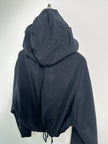 ARMANI JEANS - 1990s CROP FIT NYLON HOODED JACKET