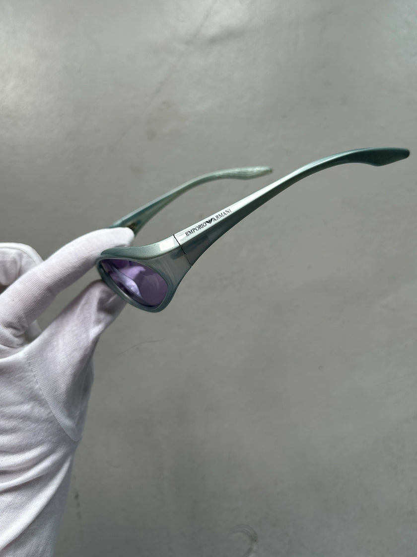 EMPORIO ARMANI -  1990s BIKER SUNGLASSES