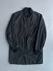 MARNI - early 2000s COATED COAT WITH KNIT COLLAR AND CUFFS