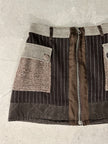 1990s ZIPPED MINI SKIRT