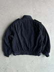 VALENTINO - 1980s REINFORCED SHOULDERS BOMBER JACKET