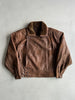 GIANNI VERSACE - 1980s LEATHER BOMBER JACKET WITH SHEARLING FUR