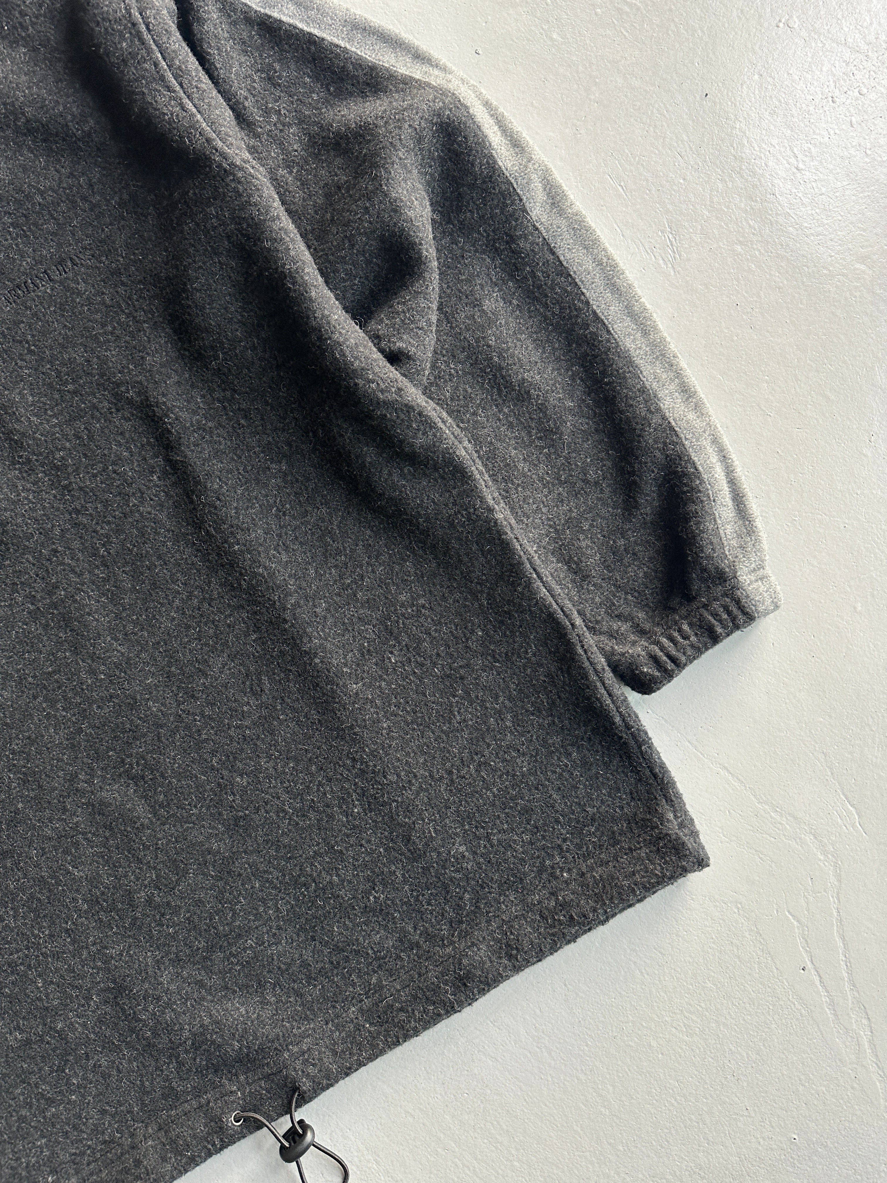 ARMANI JEANS - 1990s FUNNEL NECK WOOL SWEATER