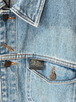 MARITHÉ + FRANÇOIS GIRBAUD - 1980s STONE WASHED DENIM JACKET