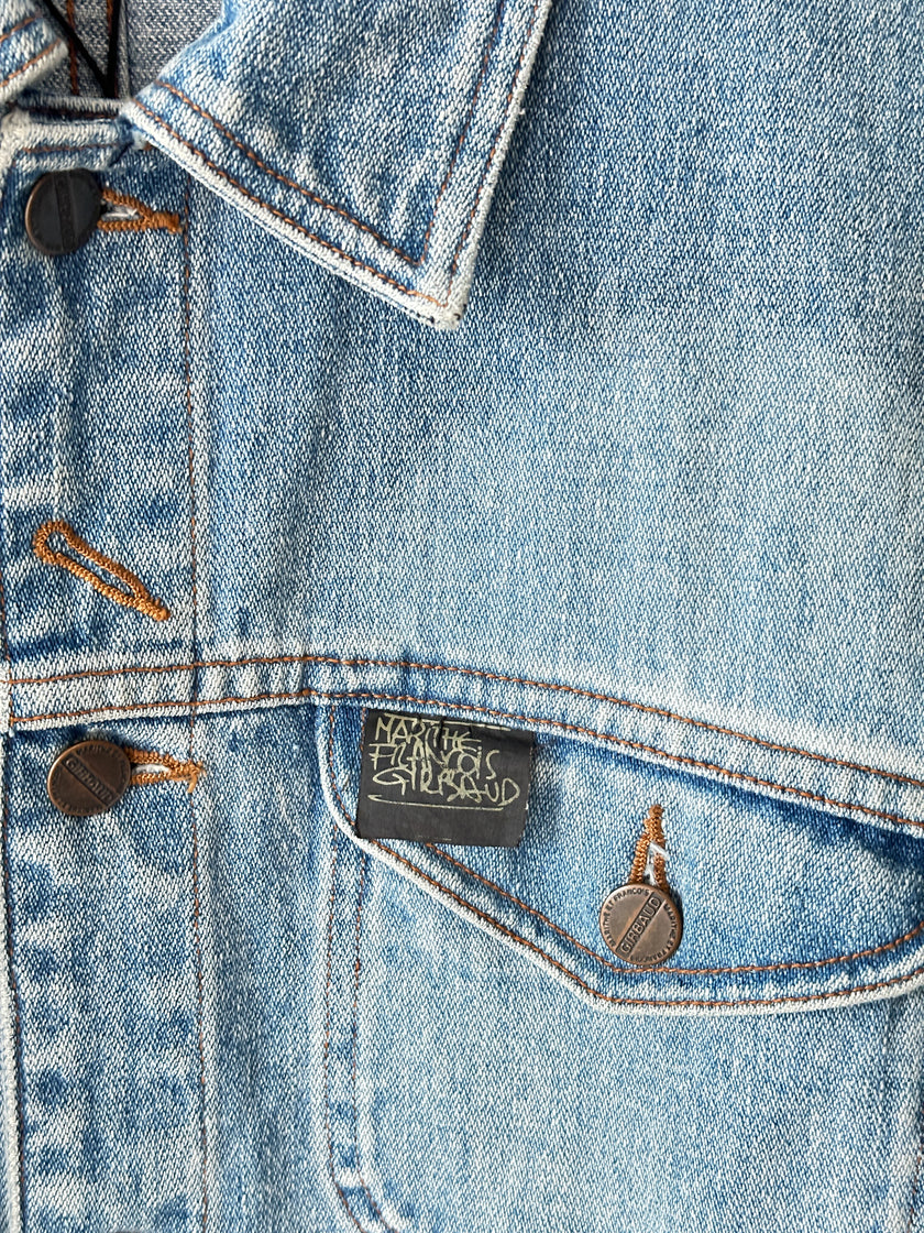 MARITHÉ + FRANÇOIS GIRBAUD - 1980s STONE WASHED DENIM JACKET