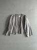 ISSEY MIYAKE - 1980s OPEN FRONT ARCHITECTURAL OPEN FRONT BLAZER