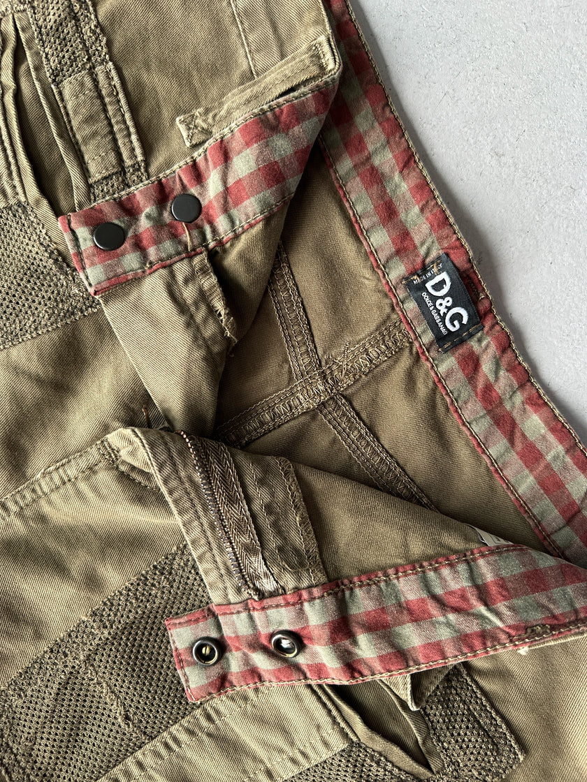 DOLCE & GABBANA - S/S 2003 MULTI POCKET CARGO TROUSERS