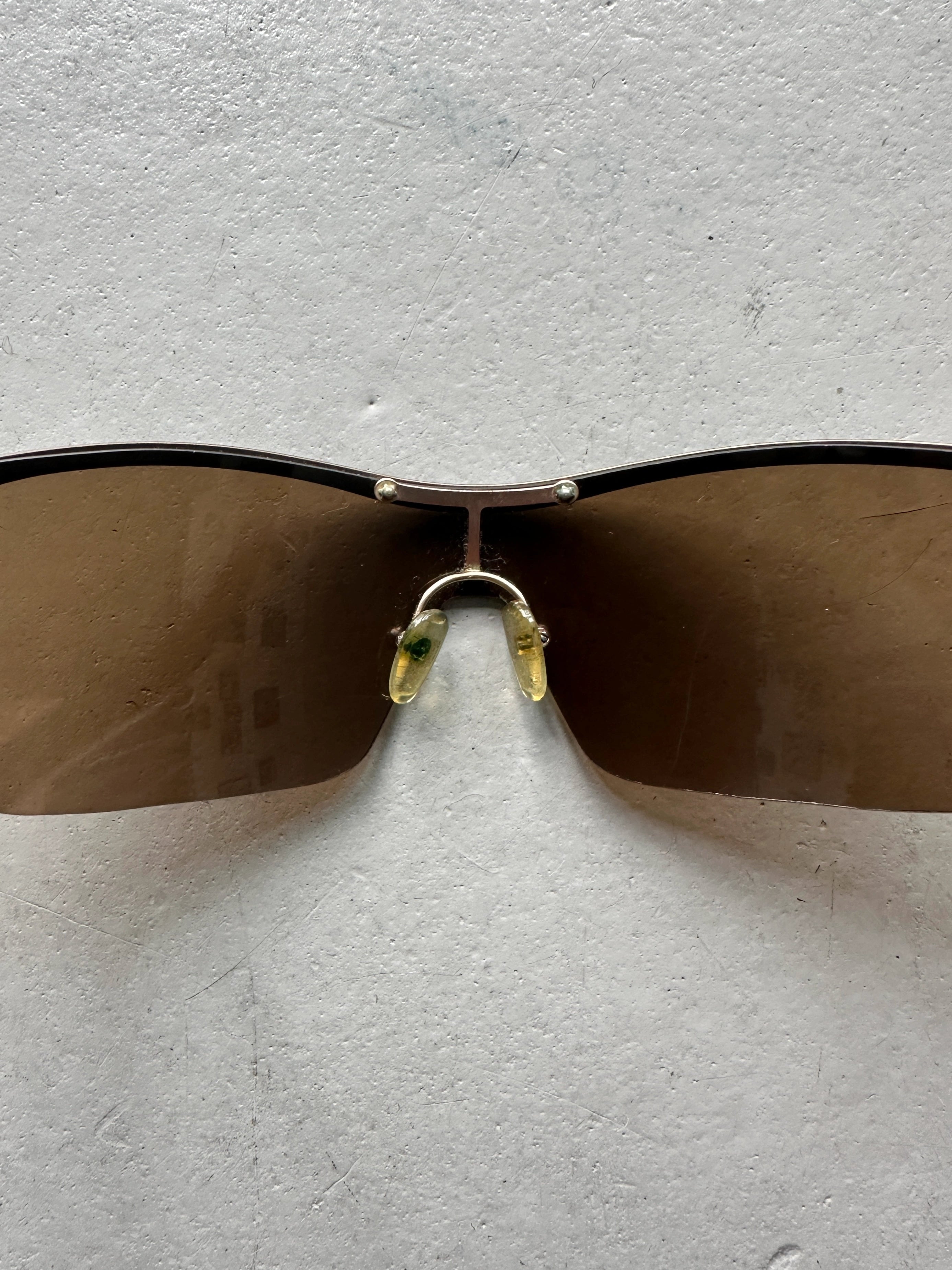 MAX MARA - 2000s SHIELD SUNGLASSES