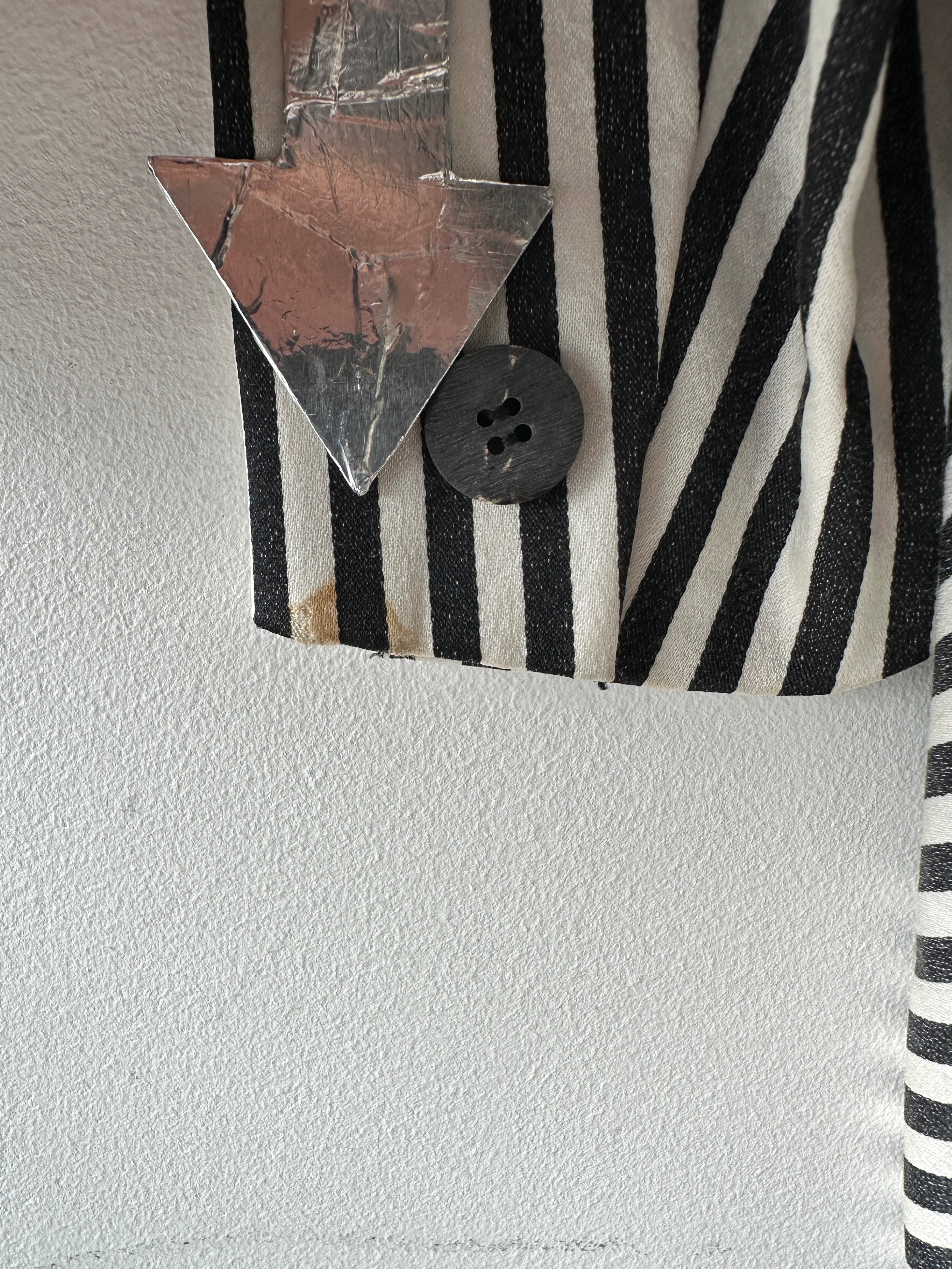 ISSEY MIYAKE - F/W 1995 TAILCOAT STRIPED BLAZER