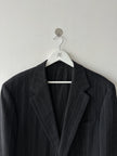 GIORGIO ARMANI - 1990s PINSTRIPED SUIT WITH FRONT PLEATS TROUSERS