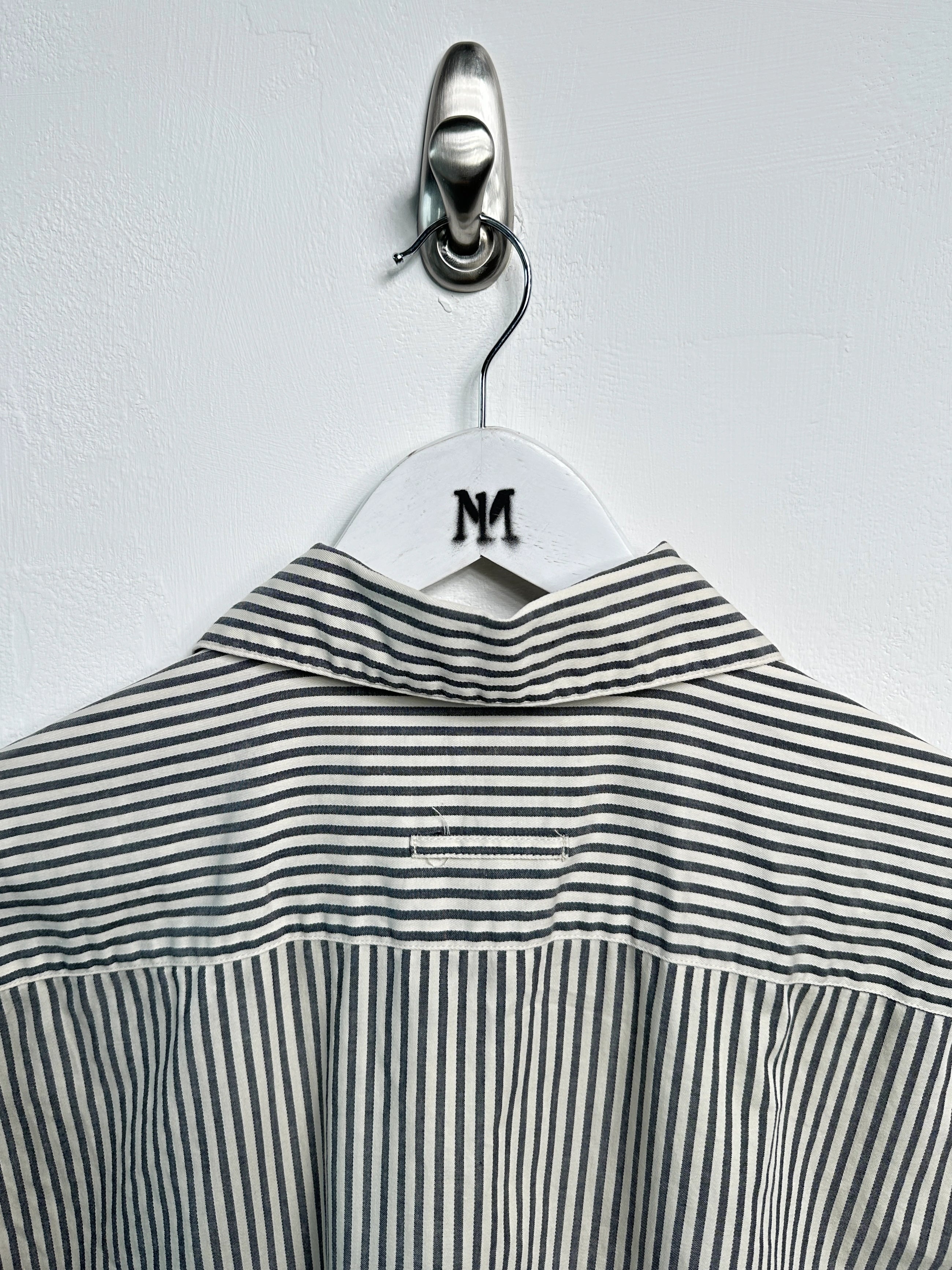 JEAN PAUL GAULTIER - 1990s RELAXED FIT STRIPED SHACKET