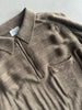 1980s LONG SLEEVE POLO KNIT TOP