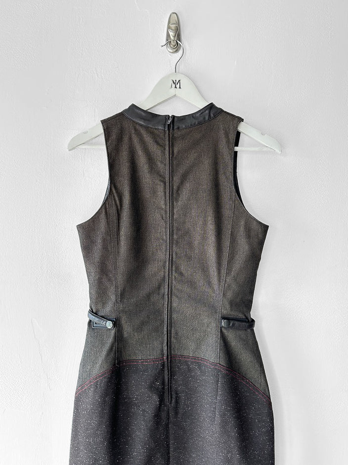 BELGIAN LABEL - early 2000s TWO PIECE SET WITH DRESS AND JACKET
