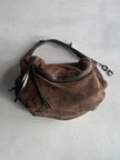 C'N'C COSTUME NATIONAL - F/W 2010 SUEDE LARGE HOBO BAG