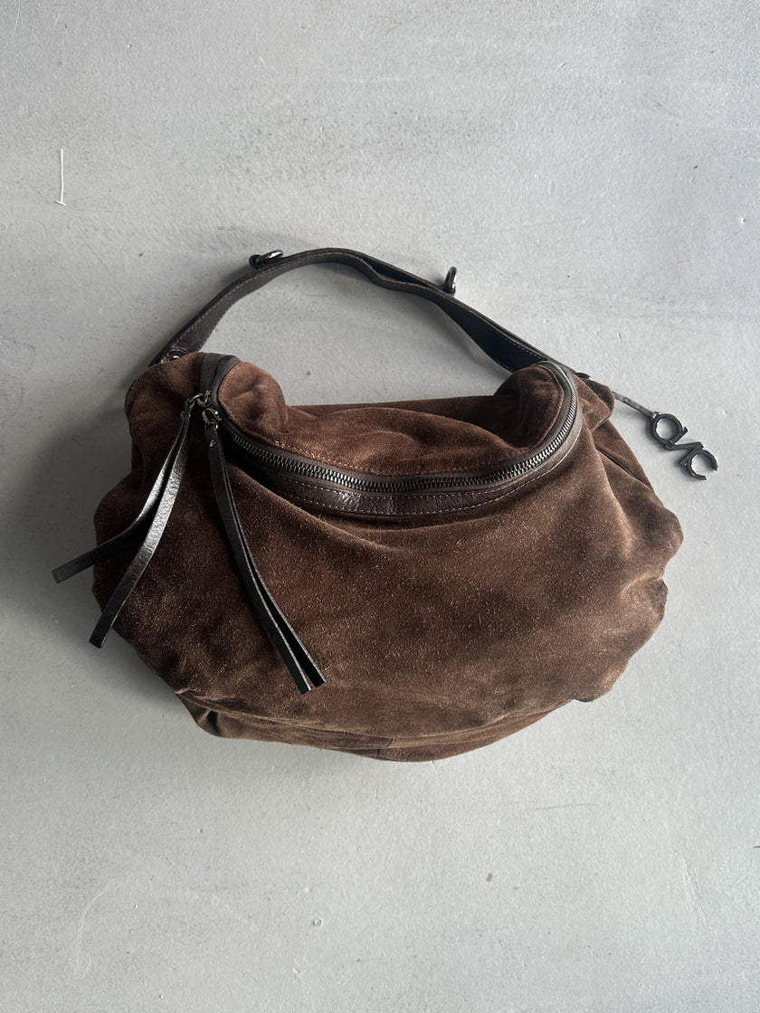 C'N'C COSTUME NATIONAL - F/W 2010 SUEDE LARGE HOBO BAG