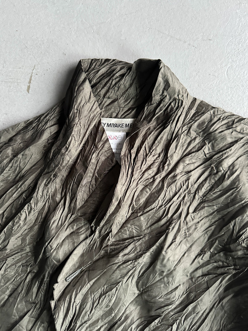 ISSEY MIYAKE MEN - F/W 1996 ASYMMETRIC CRINKLED SHIRT