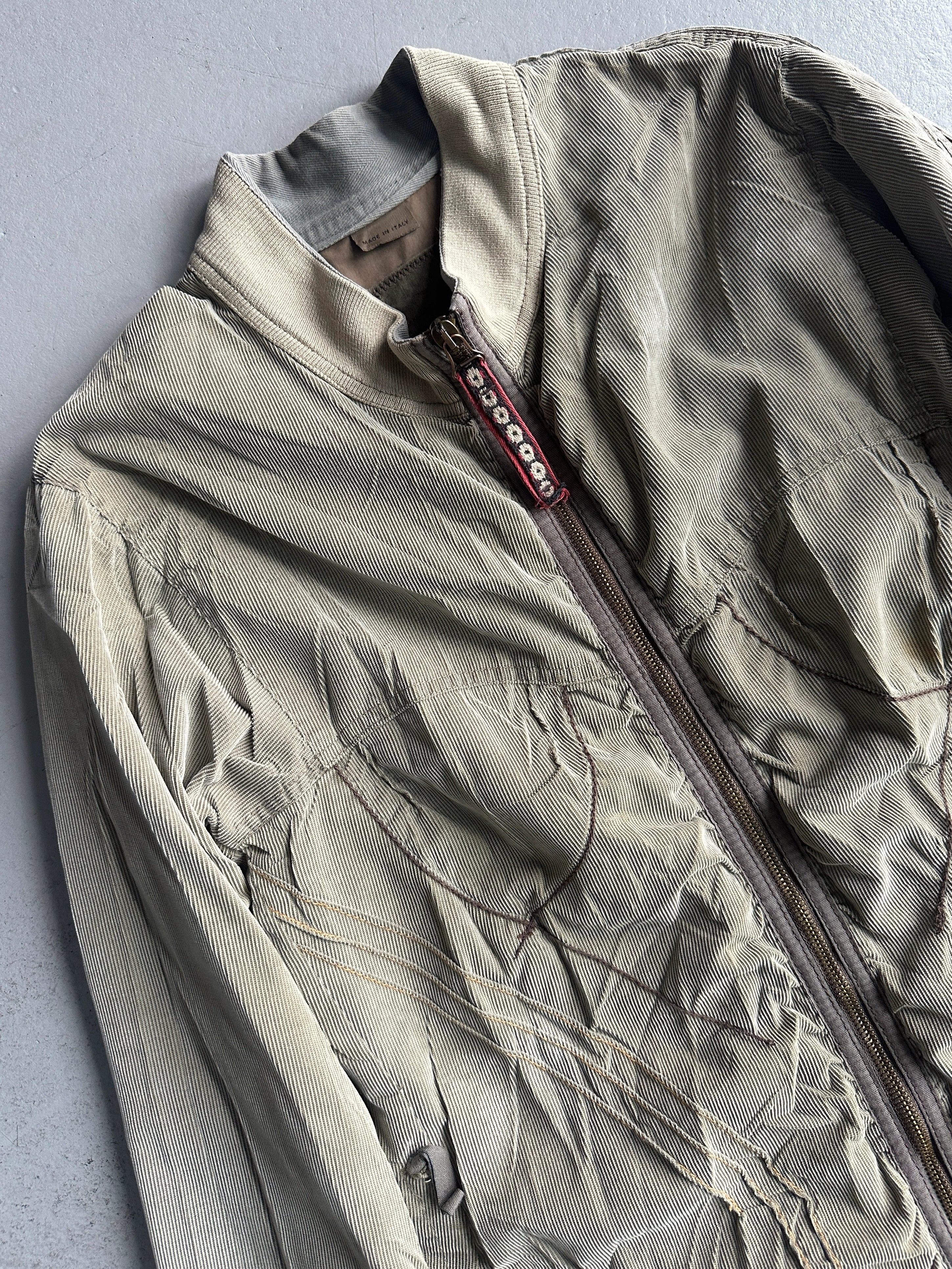 MARITHÉ + FRANÇOIS GIRBAUD - F/W 2003 LONG JACKET WITH FISHTAIL HEM