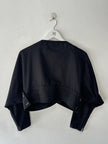 YOHJI YAMAMOTO - S/S 2014 CROPPED JACKET WITH SCULPTURAL LAPELS