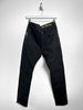 DIRK BIKKEMBERGS - early 2000s BIKER TROUSERS WITH ZIP DETAILS