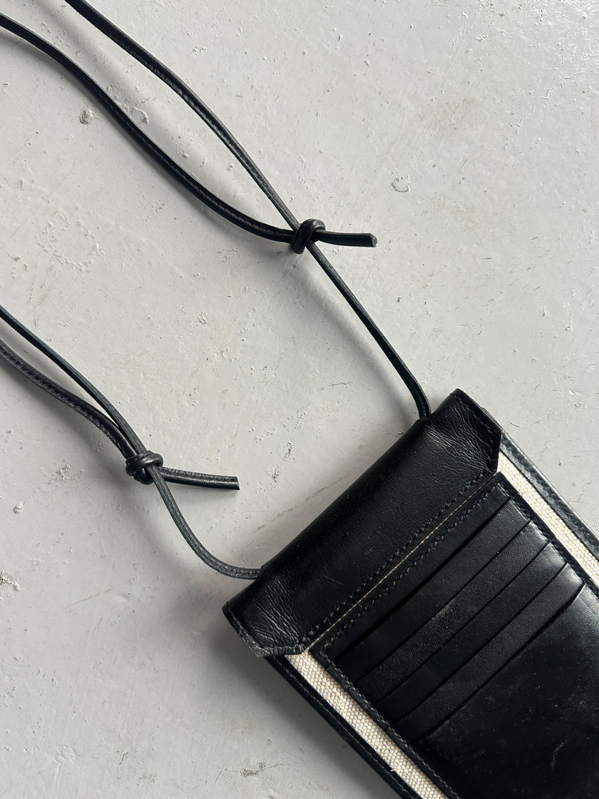 YOHJI YAMAMOTO Y'S - early 2000s LEATHER POUCH BAG